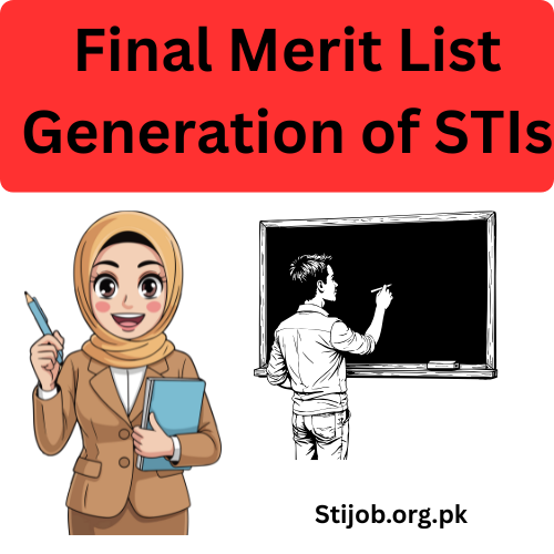 Final Merit List Generation of STIs